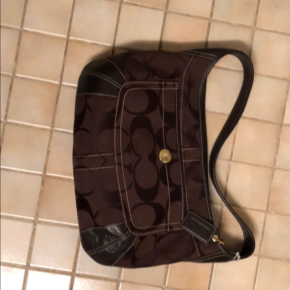 Coach brown purse